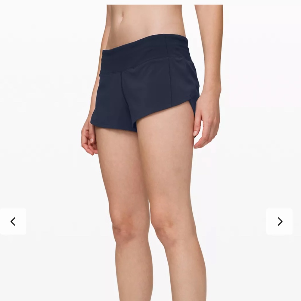 Lulu Lemon Speed Up Shorts 2.5